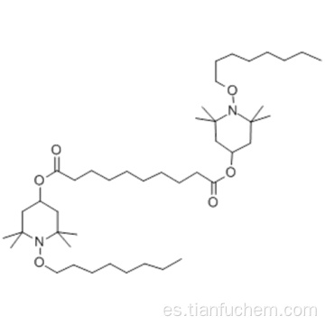 Sebacato de bis- (1-octiloxi-2,2,6,6-tetrametil-4-piperidinilo) CAS 129757-67-1